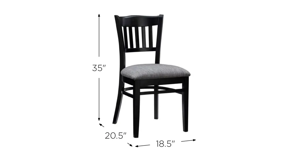 Maryah Upholstered Dining Chair - Set of 2 Dimensions