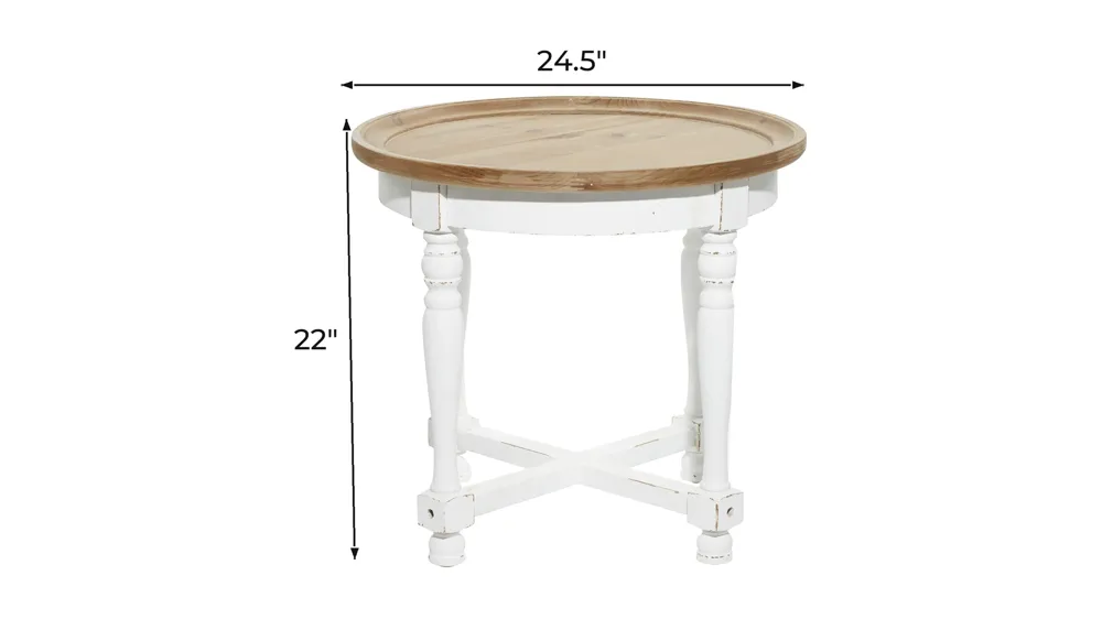 Ivy Collection Petite Accent Table Dimensions