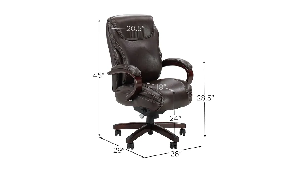 Reinhart Executive Office Chair Dimensions