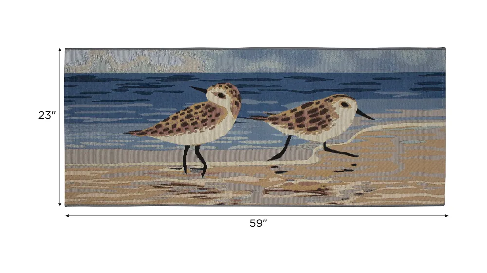 Esencia Sandpipers Indoor/Outdoor Mat Dimensions