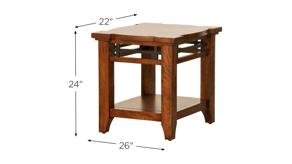 Whistler Lamp table Dimensions