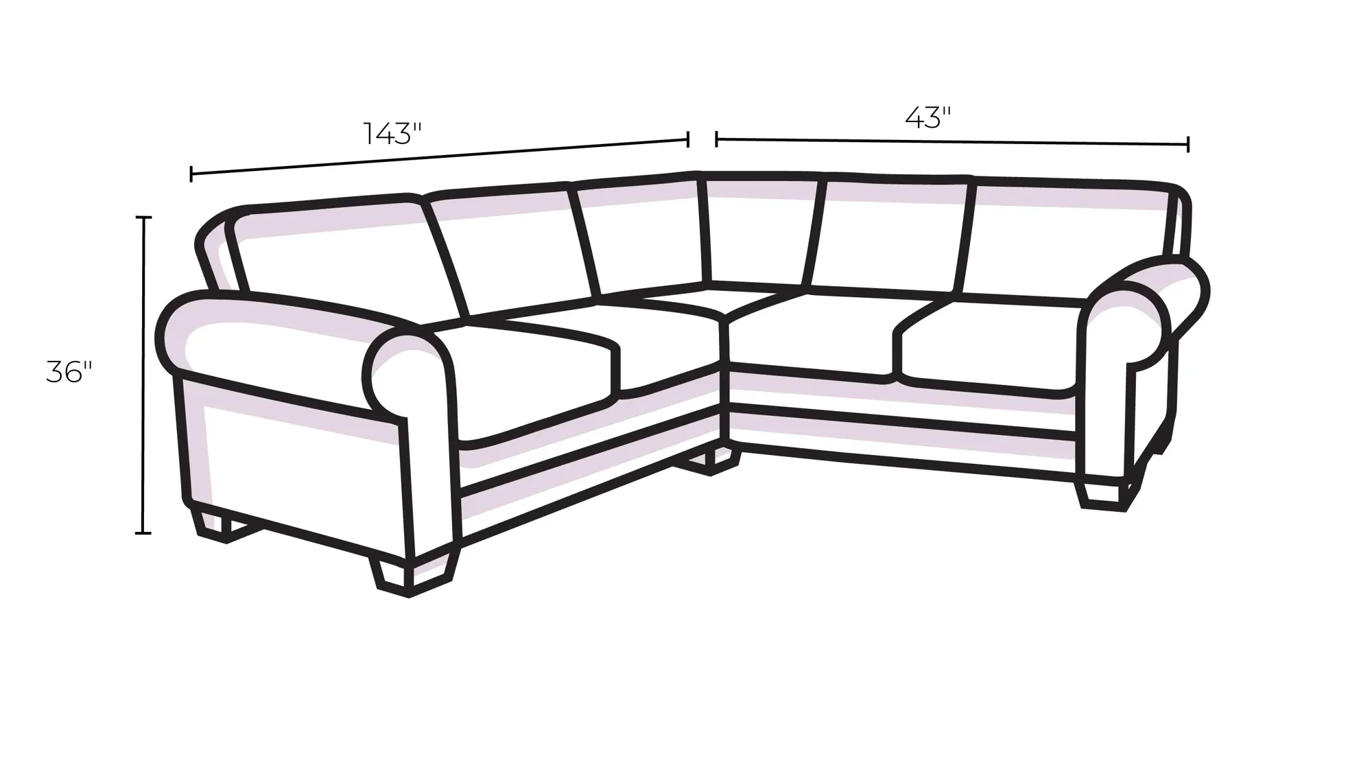 Emilia 3-pc. Sectional Sofa
