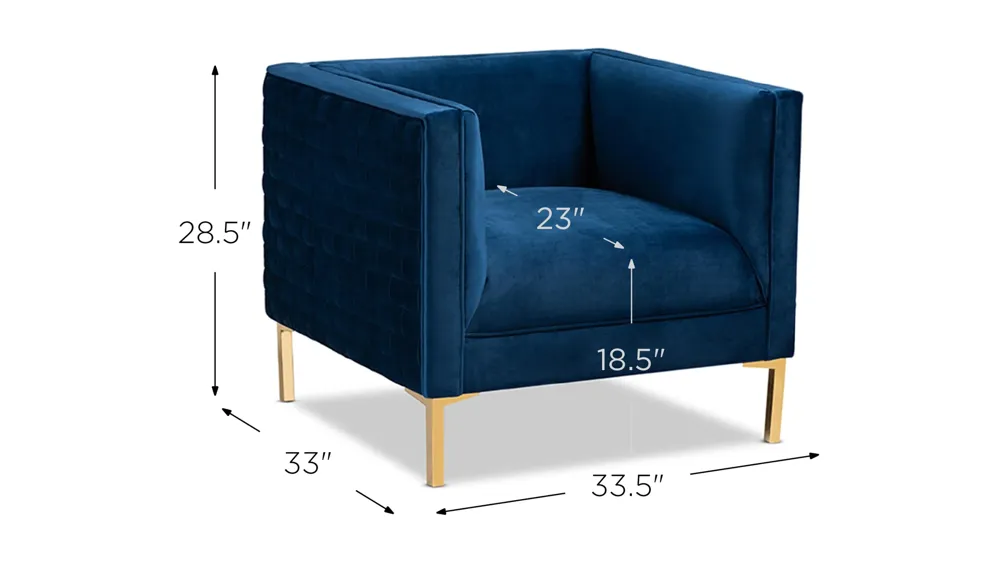 Seraphin Armchair Dimensions