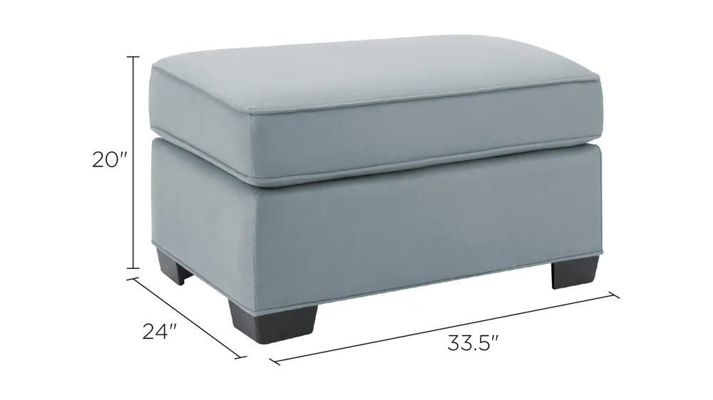 Wellsley Ottoman Dimensions