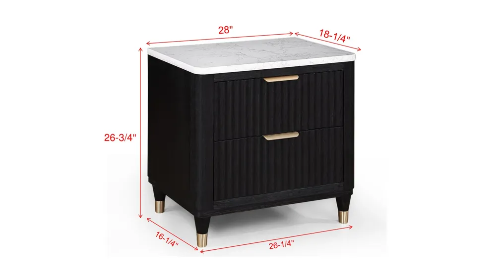 Kara Nightstand Dimensions