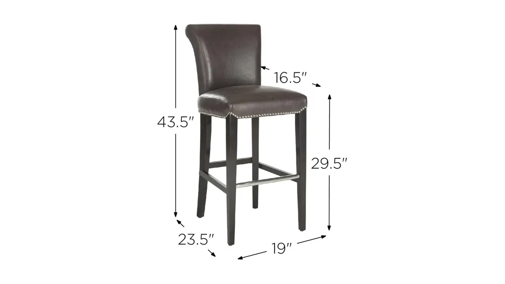 Seth Bar Stool Dimensions