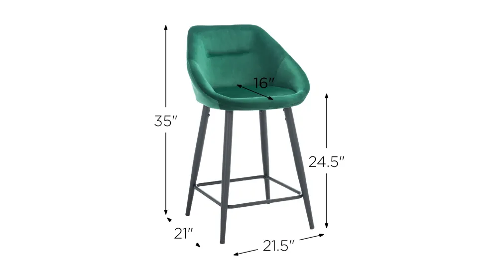 Annetta Counter Stool Dimensions
