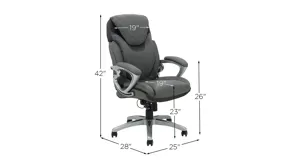Kendra Executive Office Chair | Raymour & Flanigan