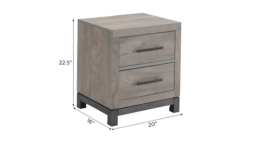 Rikki Nightstand Dimensions