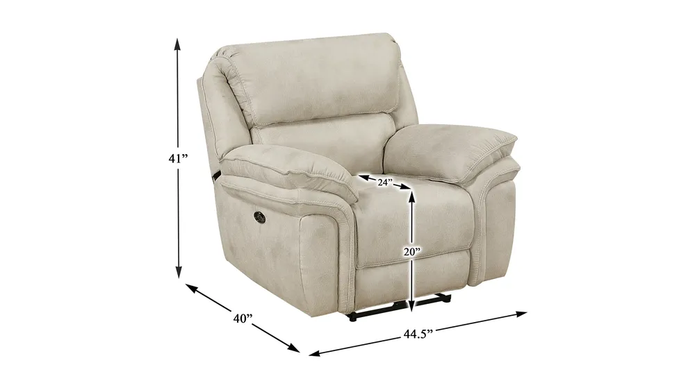 Cassiopeia Power Recliner Dimensions