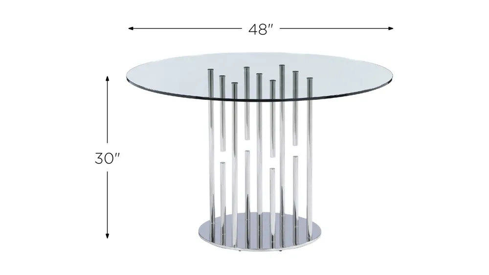 Prosper Pedestal Dining Table Dimensions