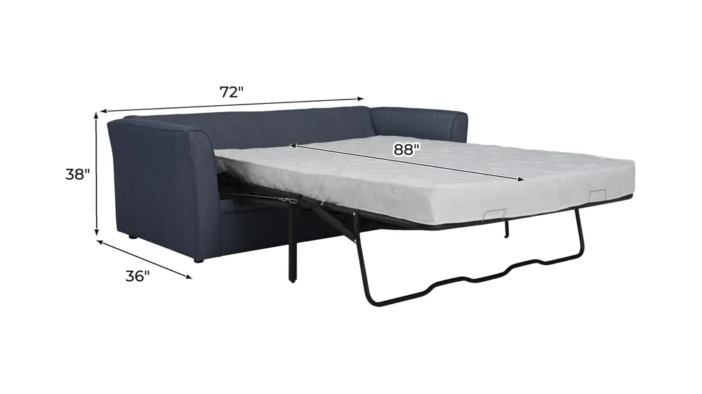 Huxley Full Sleeper Sofa Dimensions