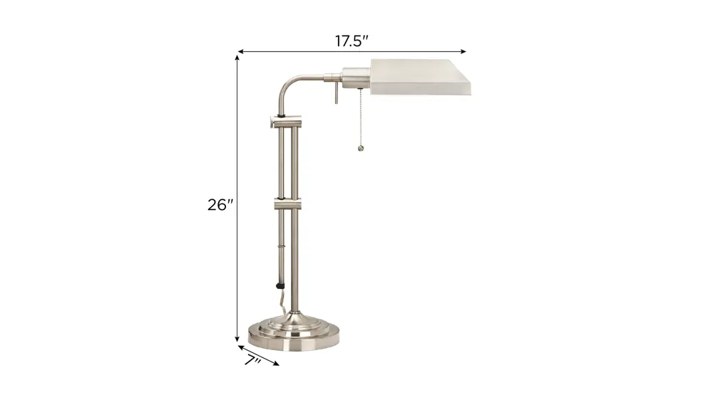 Pharmacy Floor Lamp w/ Adjustable Pole Dimensions