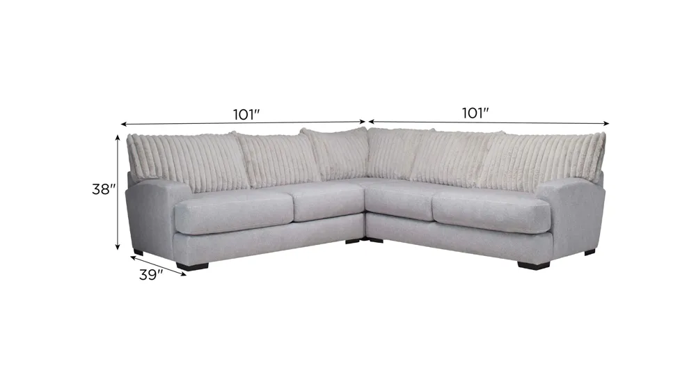 Mondo 3-pc. Symmetrical Sectional | Raymour & Flanigan