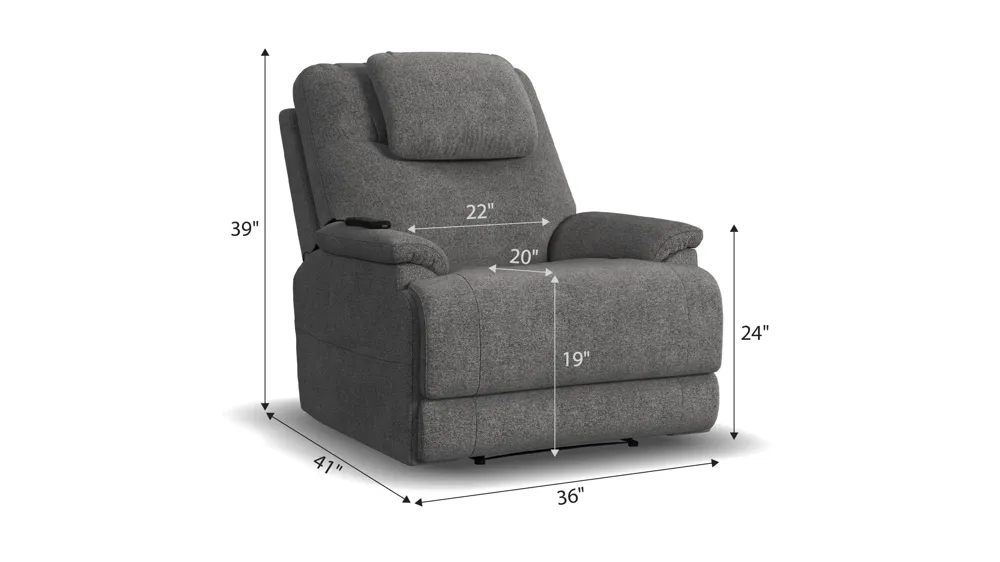 Zecliner Triple Power Recliner | Raymour & Flanigan