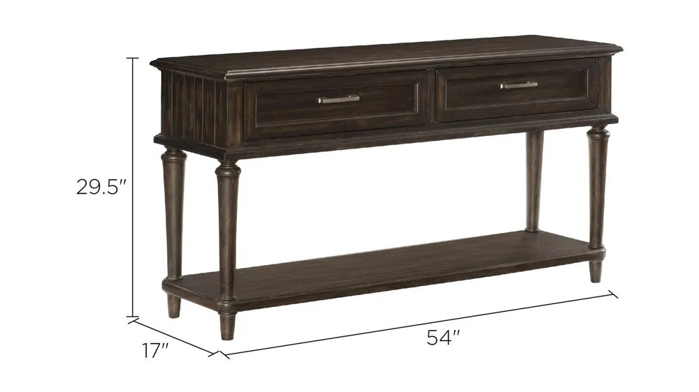 Larkin Sofa Table Dimensions