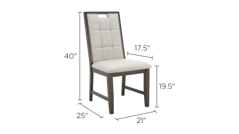 Andell Dining Chair Dimensions