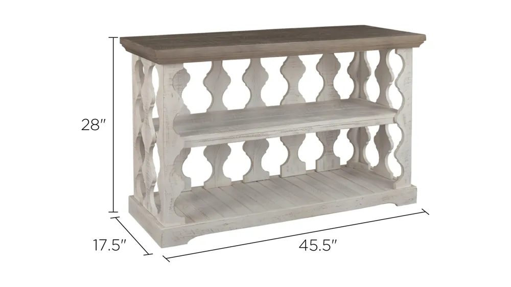 Havalance Casual Console Sofa Table Dimensions