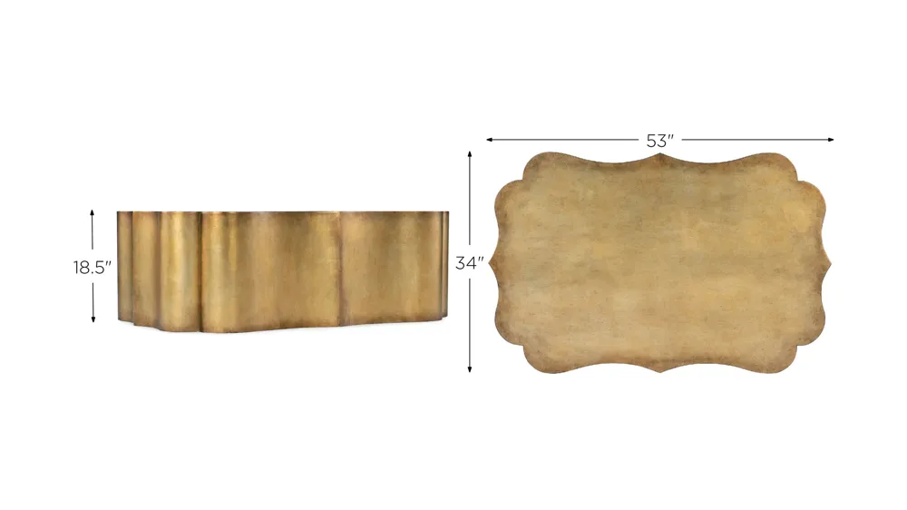 Melange Tevis Bluff Cocktail Table Dimensions