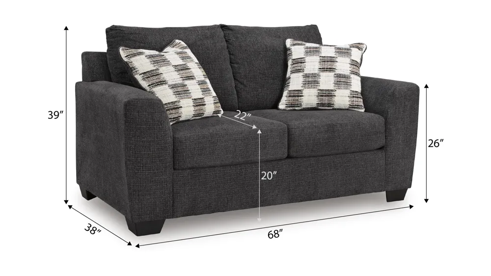 Loreo Loveseat Dimensions
