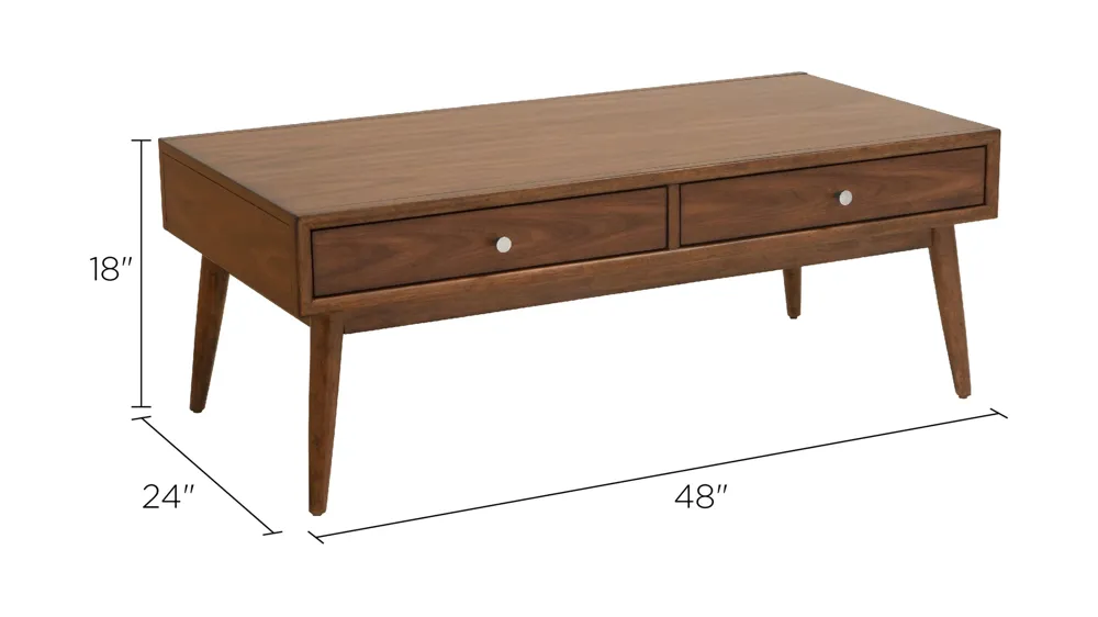 Miranda Rectangular Cocktail Table Dimensions