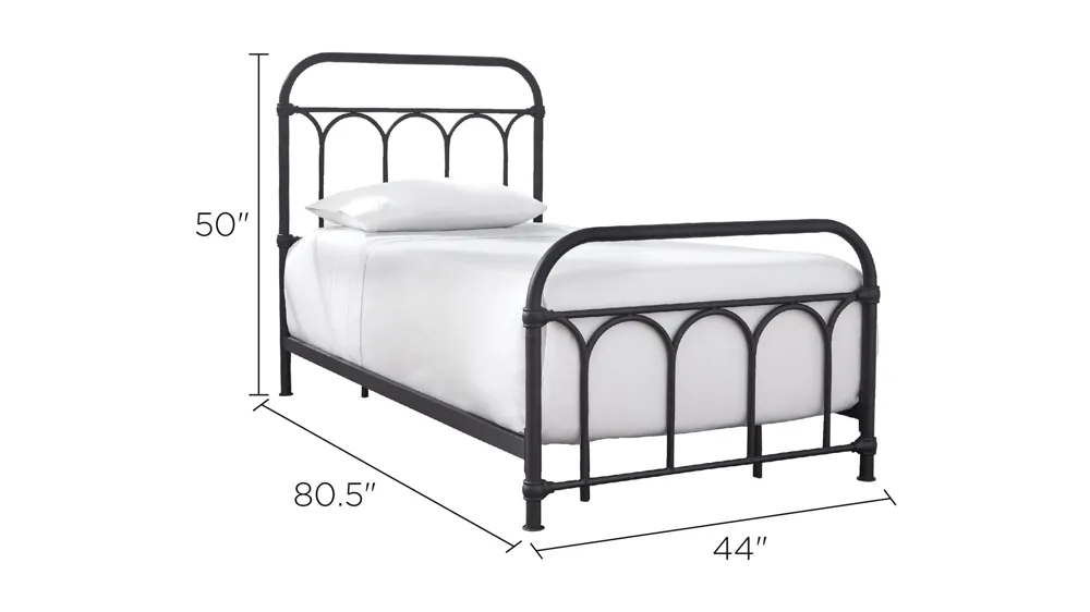 Nashburg Metal Bed Dimensions