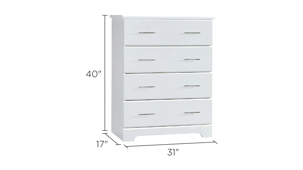 Brooks 4 Drawer Chest Dimensions