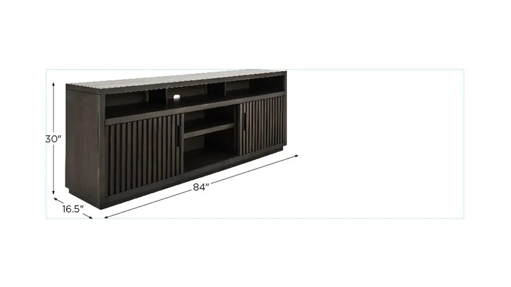 Henty 84" TV Console Dimensions