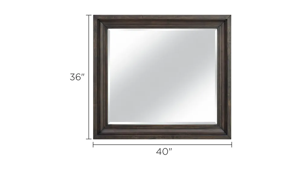 Kingshill Bedroom Dresser Mirror Dimensions