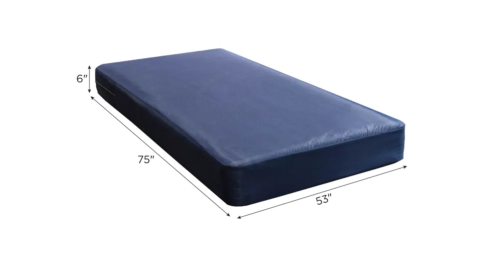 Magic Sleeper Foam Vinyl Mattress w/Inverted Seam Mattress Dimensions