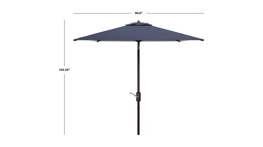 Shay 7.5 ft Square Crank Umbrella Dimensions