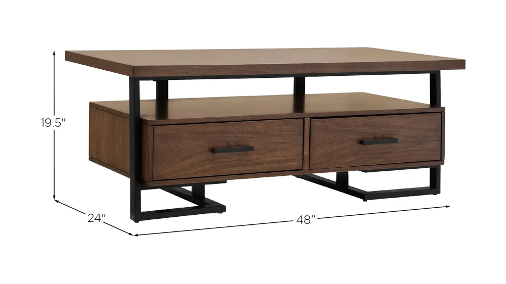 Chester Rectangular Cocktail Table | Raymour & Flanigan