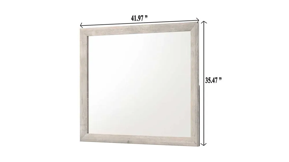Valor Dresser Mirror Dimensions