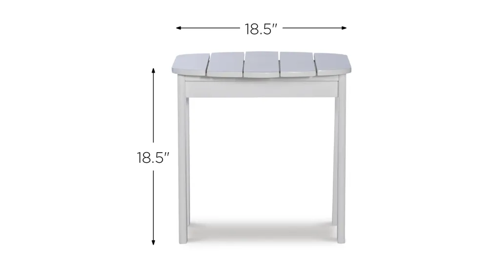 Adirondack End Table Dimensions