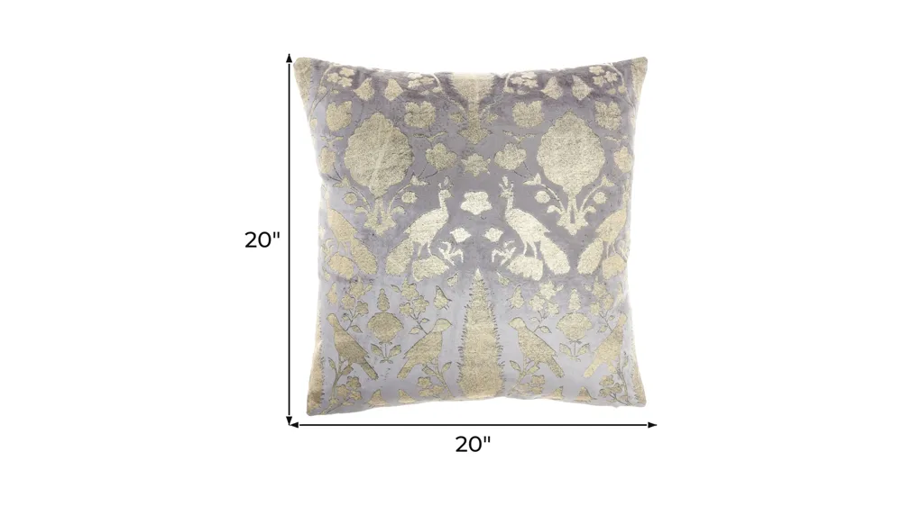 Bird Throw Pillow Dimensions