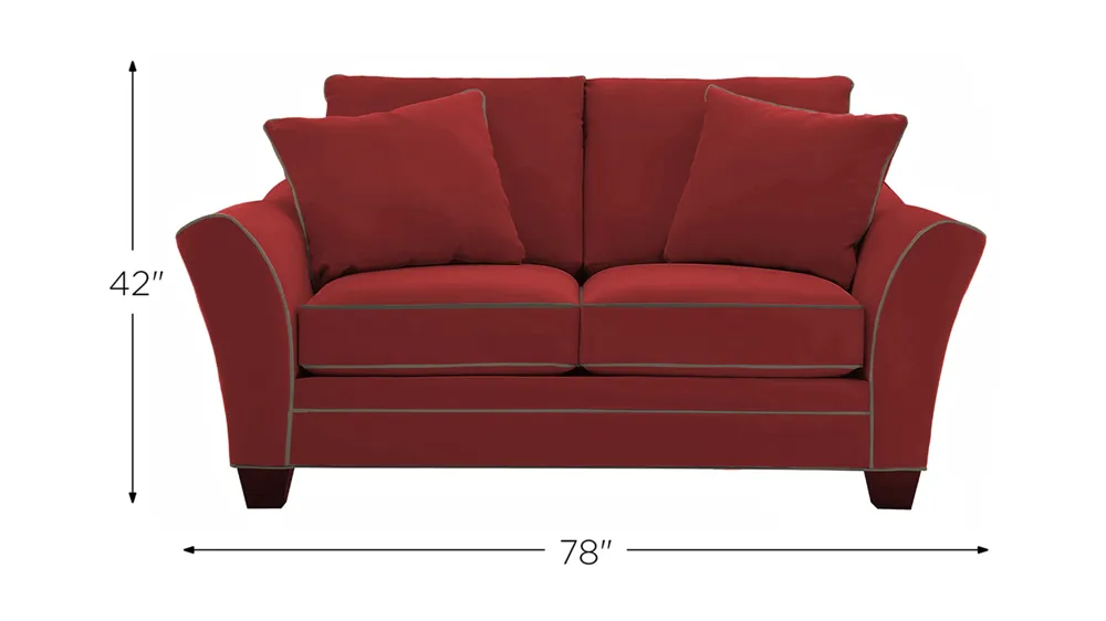 Briarwood Loveseat Dimensions