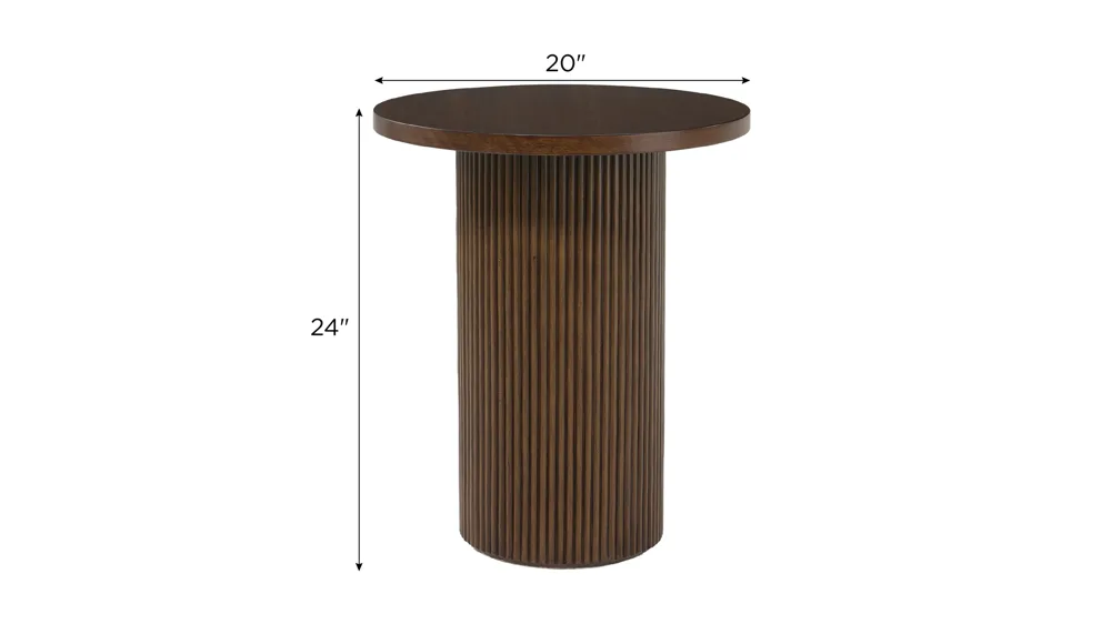 Theo End Table Dimensions