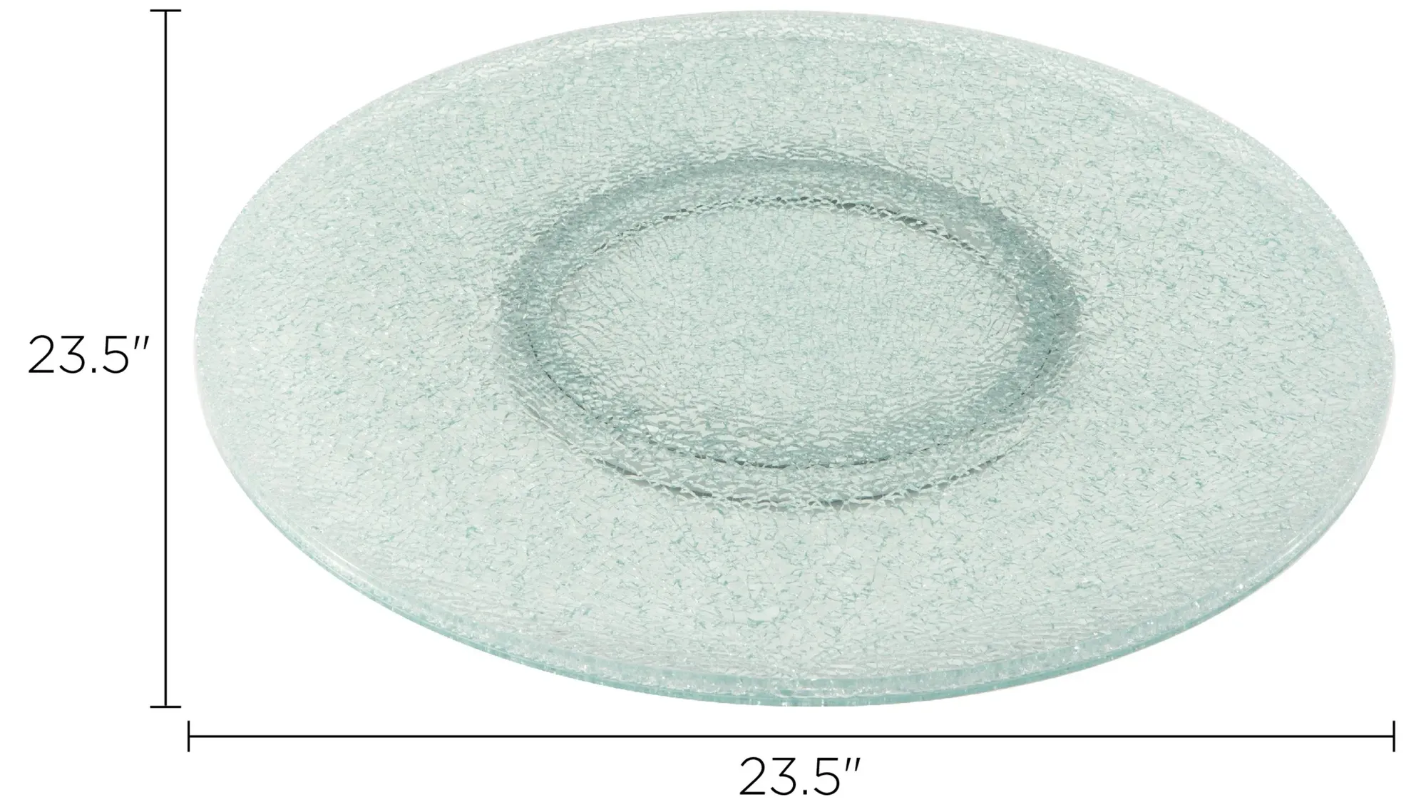 Cracked-Glass Lazy Susan | Raymour & Flanigan
