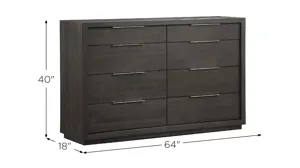 Oxford Eight Drawer Dresser | Raymour & Flanigan