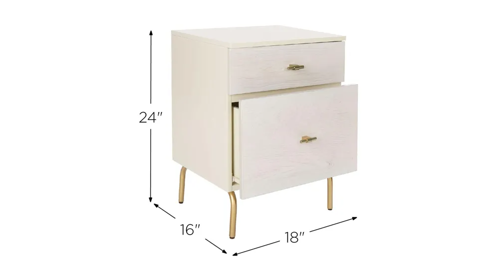 Nero Nightstand Dimensions