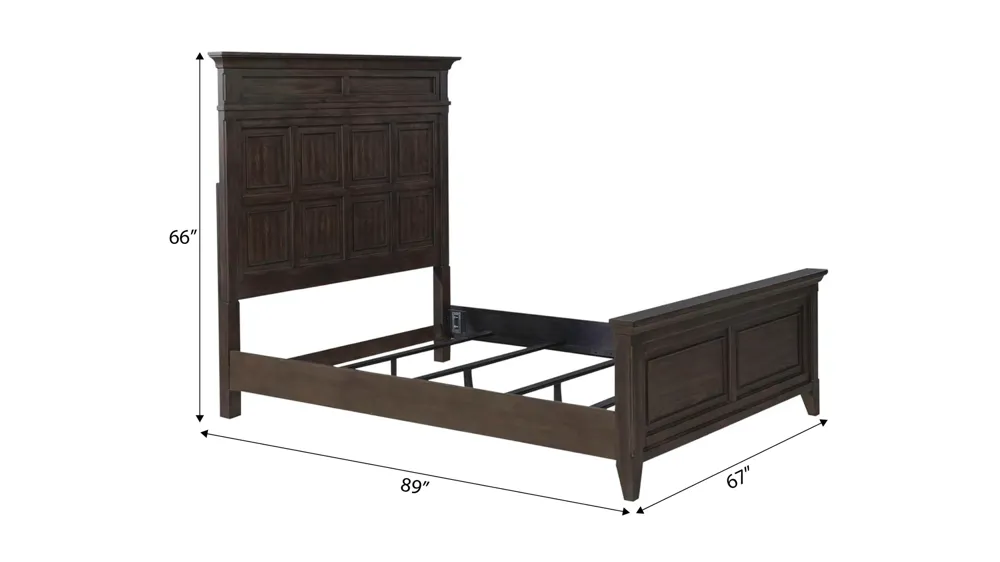 Paradise Valley Panel Bed Dimensions