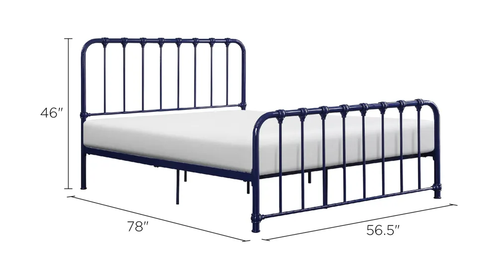 Kimmy Metal Platform Bed Dimensions
