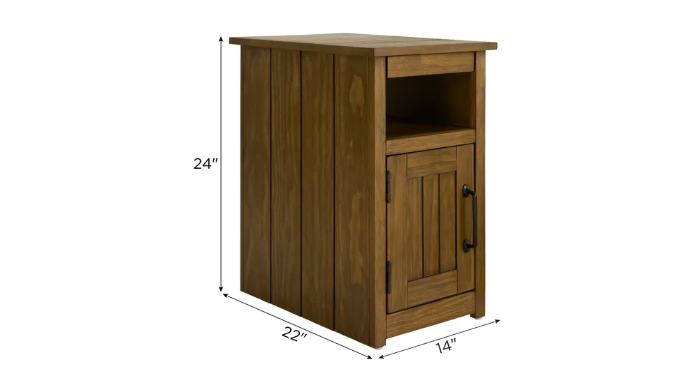 Wyatt Chairside Table Dimensions