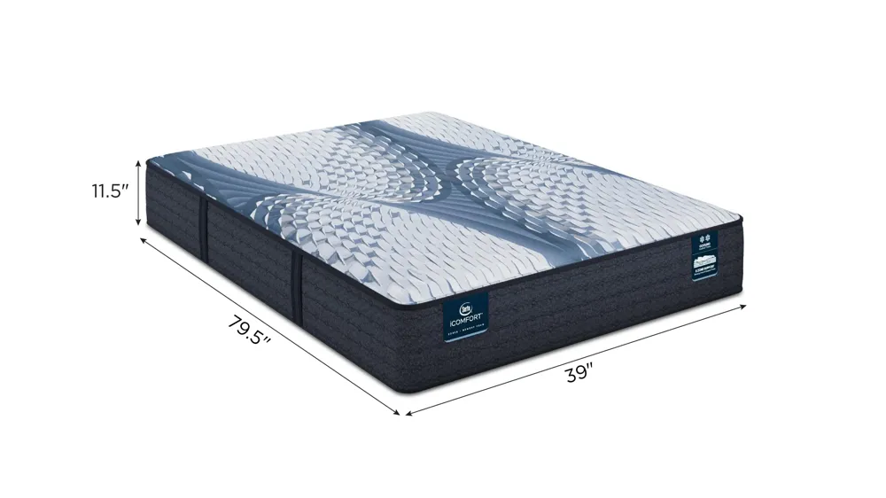 Serta iComfort Memory Foam Elana Firm Mattress Dimensions