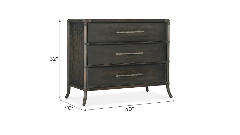 Retreat Pole Rattan Chest Dimensions