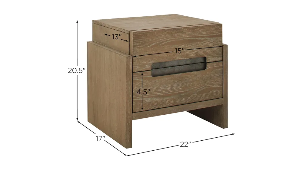 Copper Harbor Nightstand Dimensions