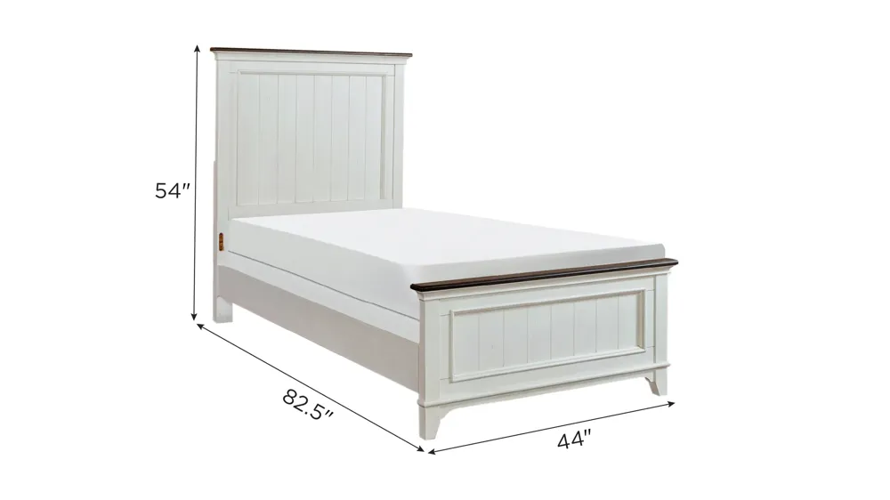 Shelby Panel Bed Dimensions