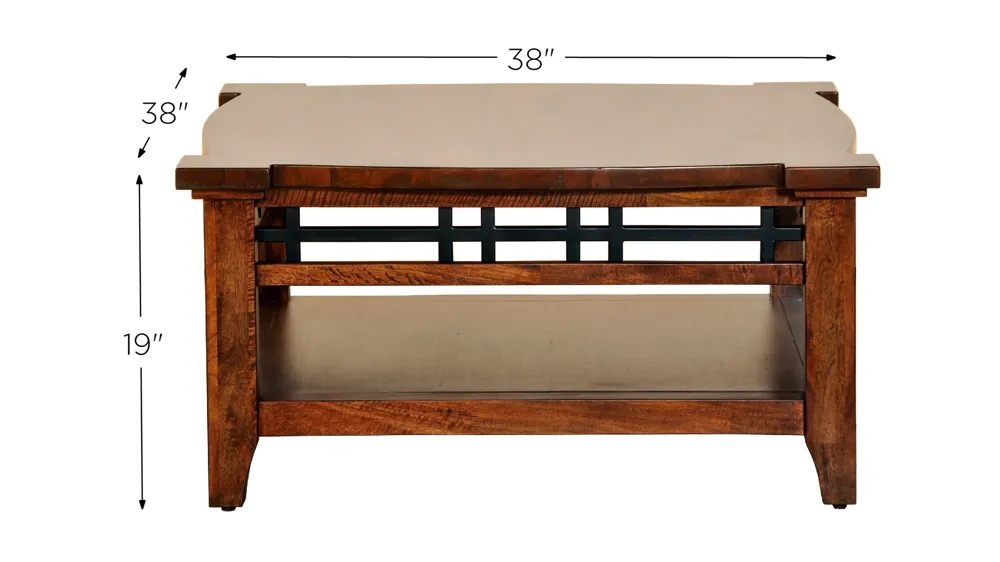 Whistler Square Cocktail table Dimensions