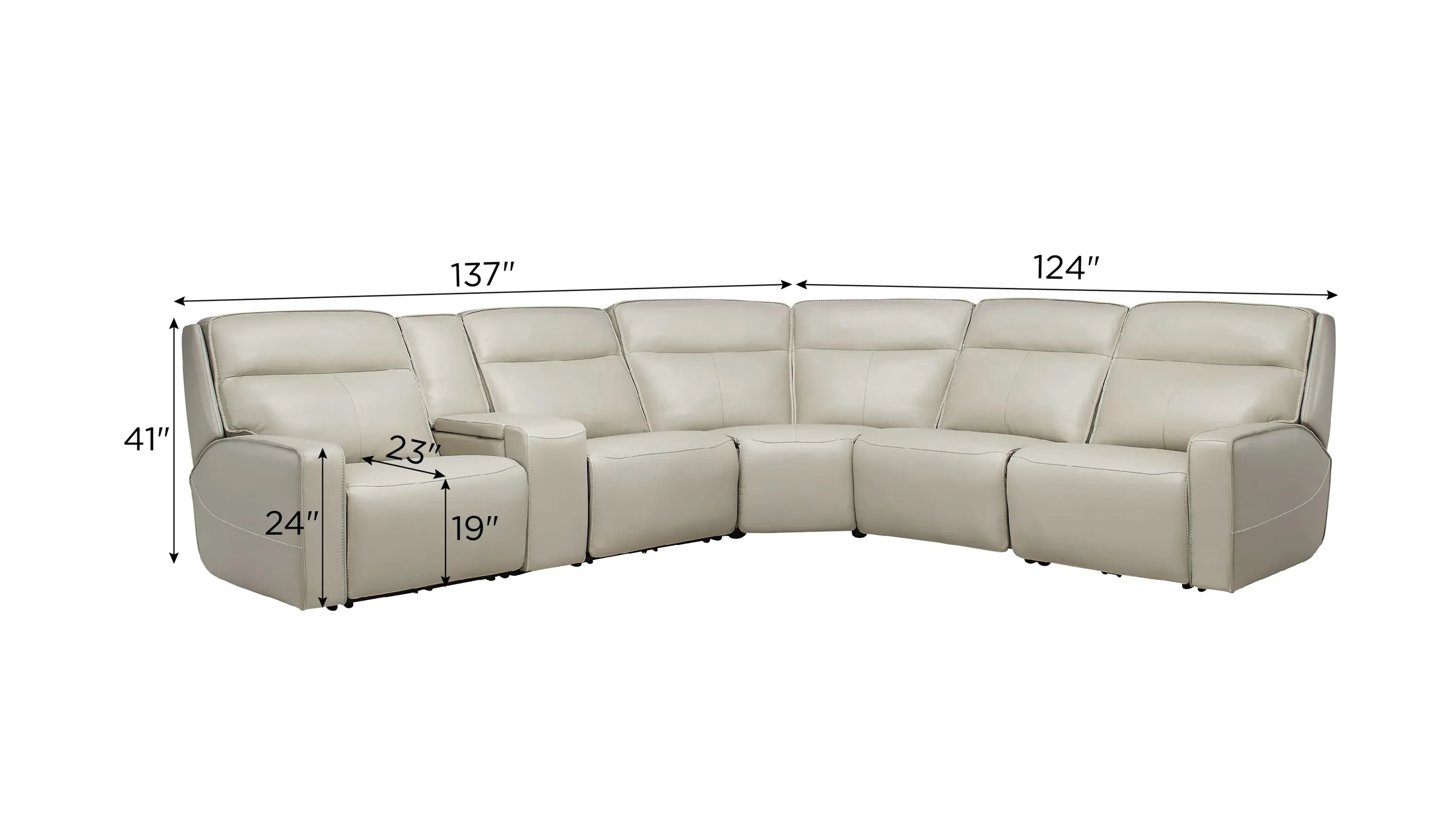 Beckett 6-pc. Power Sectional | Raymour & Flanigan