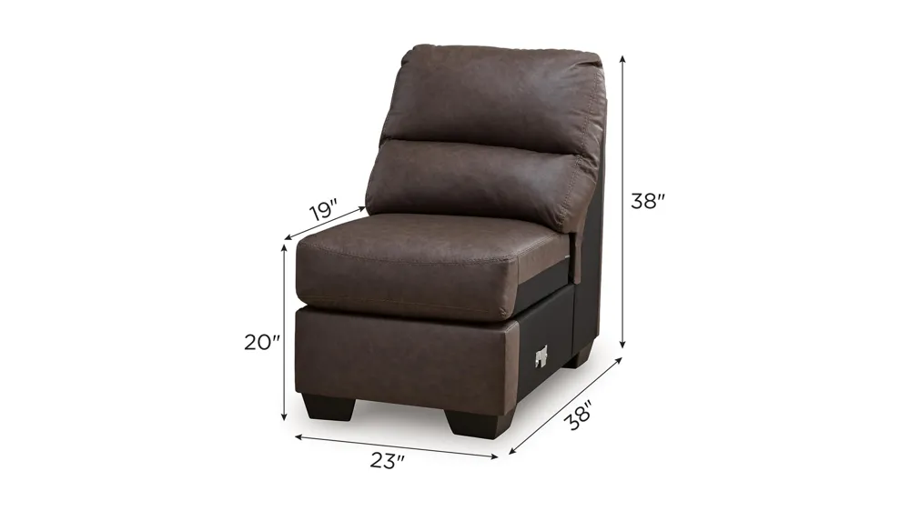 Livingstone Armless Chair Dimensions